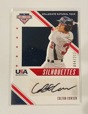 2020 Panini Stars Stripes USA Colton Cowser Silhouettes Jersey Autograph /212