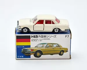 Vintage Japanese Tomica Foreign Car Series Model #F7 Mercedes Benz 450SEL - Picture 1 of 11