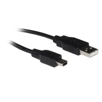 1.8m 6/' Pies Usb 2.0 un enchufe para cable Mini B 5 Pin Cable para cámaras PDA beig