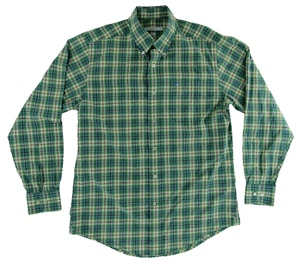 Southern Tide Mens Dress Shirt M Classic Fit Green Plaid Long Sleeve - Picture 1 of 7