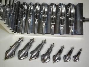 Saltwater Squid Mojo 1,1.5,2,3,4,5,6oz CNC Aluminum Swing Hook - Picture 1 of 9
