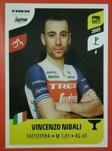PANINI TOUR DE FRANCE 2021 VINCENZO NIBALI (Trek) # sticker n°341 new