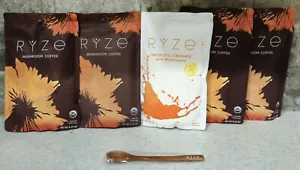 Ryze Organic Mushroom Coffee and Probiotic Mushroom Creamer (5 Pack) - Picture 1 of 9