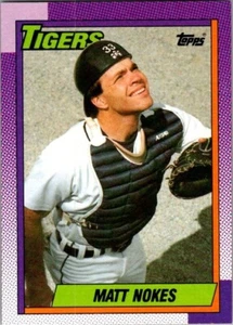 Matt Nokes Detroit Tigers Topps Baseball Card 1989 Number 131 Rare Item - Picture 1 of 2