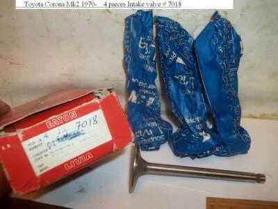 Toyota Corona Mk2 1970-    4 pieces Intake valve # 7018 - Imagen 1 de 2