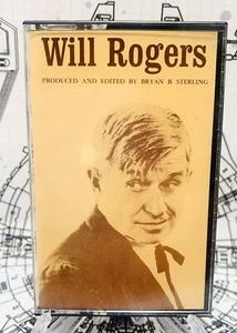 WILL ROGERS 1978 CASSETTE TAPE RARE - Picture 1 of 5