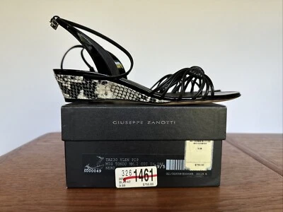 Giuseppe Zanotti Ylenia 30mm Mini Sandalias Cuña Talla 39.5 Nuevas en Caja Nunca Usadas Foto 1 de 4