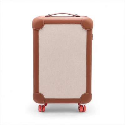 Hermès rolling mobility Twirl Ash x Togo ecru x gold Silver Metal Fittings B: 20 - Image 1 of 4