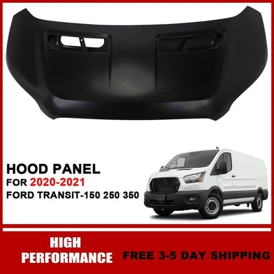 Hood For Ford Transit-150 250 350 2020-2021 Primed Steel LK4Z16612B，FO1230340 Foto 1 de 4