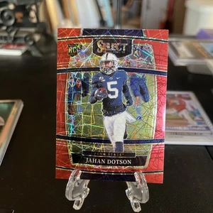 2022 Panini Select Draft Picks - Concourse Jahan Dotson #87 Red Lazer Prizm (RC) - Picture 1 of 2