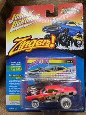 Johnny Lightning Zingers Street Freaks CHASE 70 Dodge Charger PINK VVHTF - Image 1 of 4