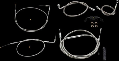 Kit de controles de suspensión LA Std SS 12-14 pulgadas Ape con ABS Sportster 1200 súper bajo 14-17 Foto 1 de 3