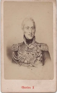 Photo CDV du roi CHARLES X par Etienne NEURDEIN - Picture 1 of 2