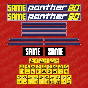 Ersatz Aufkleber Set passend für GLEICHE Panther 90 Traktor Vinyl Sticker - Bild 1 von 4