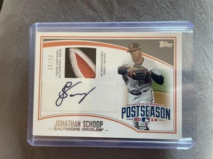 2015 Topps #PPARJSC Jonathan Schoop Postseason Performance Autograph Relics #/50 - Picture 1 of 2