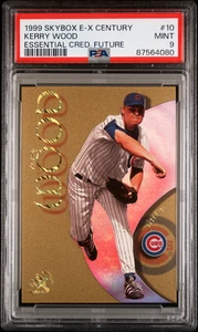 KERRY WOOD 1999 SKYBOX E-X CENTURY ESSENTIAL CREDENTIALS FUTURE 74/111 PSA 9 #10 - Picture 1 of 2