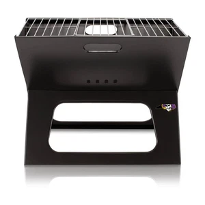 East Carolina Pirates - X-Grill Portable Charcoal BBQ Grill Black - Picture 1 of 9