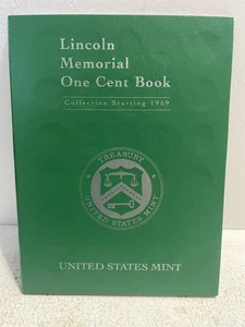 - Münzsammlung Lincoln Memorial One Cent Buch 1959 - 1998 US Mint unbenutzt Buch - Bild 1 von 6