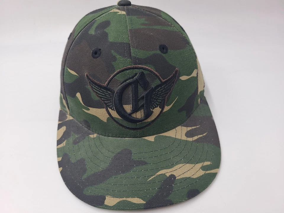 Gorra G Unit Reebok Camuflada Ajustada 7 3/8 Algodón Patín Monopatín Hombres Mujeres Verde Foto 1 de 4
