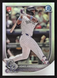 2025 Bowman #31 Adael Amador Colorado Rockies - Picture 1 of 2