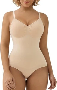 Damen Shapewear Body Bauchkontrolle Former nahtlos geformt schlankmachend nude - Bild 1 von 6
