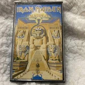 Iron Maiden Powerslave EMI 1984 Cassette Tape - Picture 1 of 3