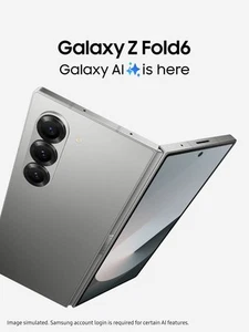 Samsung Galaxy Z Fold6 5G Foldable 512GB Smartphone 5G Unlocked SILVER New - Zdjęcie 1 z 12
