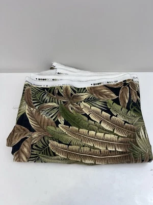 4 Yards Tommy Bahama Upholstery Fabric Bahamian Breeze - Outdoor Coal 54" - Image 1 of 3