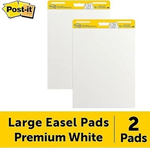 Packung mit 2 neuen 3M Post-it 559 Staffelei Pads super haftend 30 Seiten 25"x30" KOSTENLOSER VERSAND - Bild 1 von 9