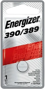 3 Stück Energizer 389 390 BP Uhrenbatterie, 1,5V Silberoxid 389/390, Best by 2028 - Bild 1 von 1