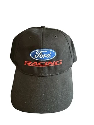 Ford Racing Nascar Hat Cap Black Strapback - Image 1 of 4