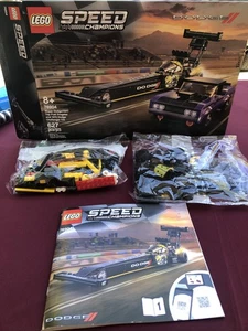 Lego Mopar Dodge SRT Top Fuel Dragster mit Karton und Anleitung. Teil des 76904 Sets. - Bild 1 von 3