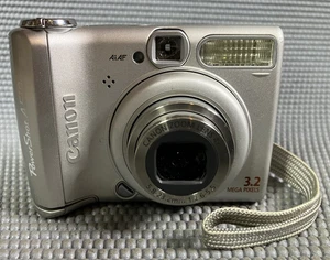 Canon PowerShot A510 3,2 megapixel fotocamera digitale argento - testata - Foto 1 di 7