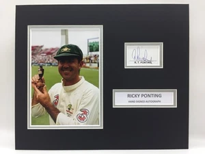 RARE Ricky Ponting Australia Cricket Signed Photo Display + COA AUTOGRAPH ASHES - Picture 1 of 3