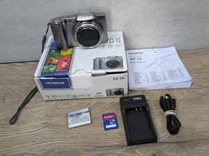 Olympus Digital Camera SZ-14 14.0MP Silver Tested - Imagen 1 de 14