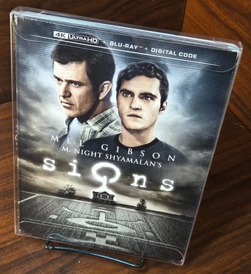 Signs (4K+Blu-ray)SLIPCOVER-w/PROTECTIVE SLEEVE-NEW (Sealed)-Free Box Shipping - Image 1 of 4