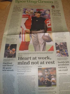 November 2012 Chronicle San Francisco 49ers Jim Harbaugh - Picture 1 of 1