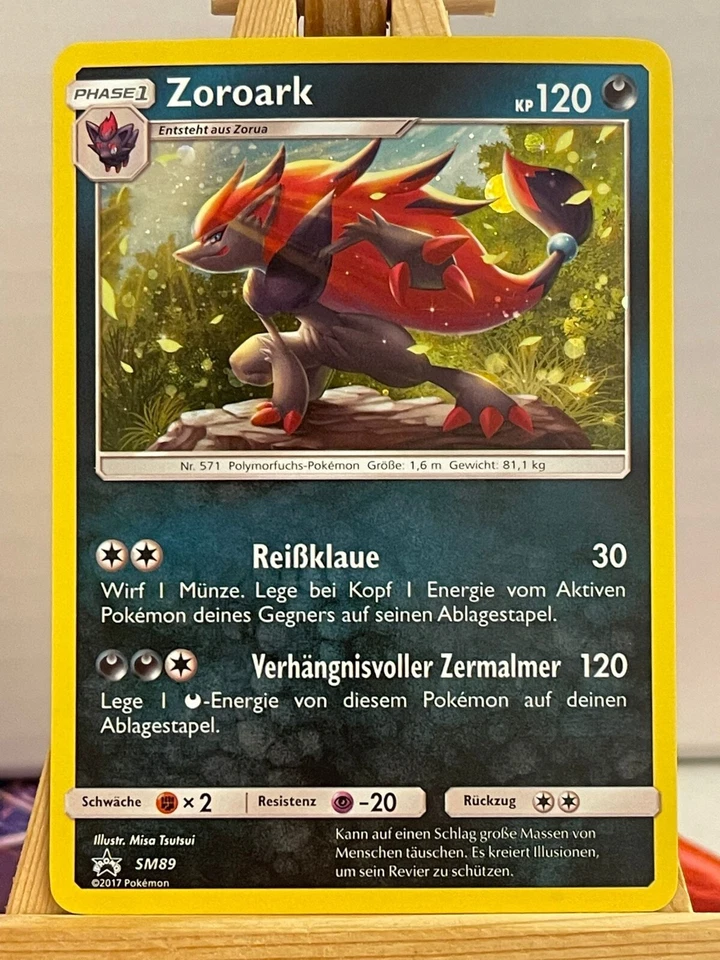 Zoroark SM89 Sonne & Mond Promo Holo Deutsch NM Pokemon - Bild 1 von 1