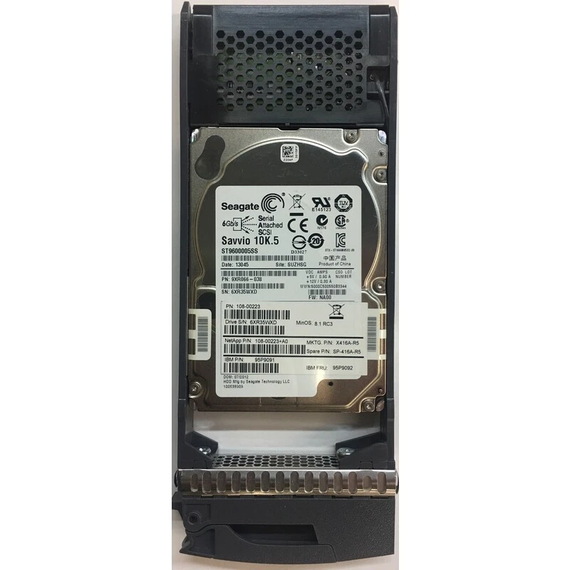X416A-R5 - NetApp 600GB 10K RPM SAS 2.5" HDD for DS2246 24 bay enclosures, DS... - Image 1 of 1