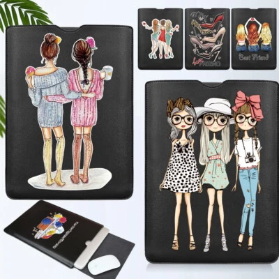 Custodia da trasporto computer in pelle custodia per laptop adatta a 11"13"14"15 pollici - Immagine 1 di 4