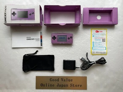 Nintendo Gameboy Micro Purple Handheld Console Japanese with Original Box - Image 1 of 4