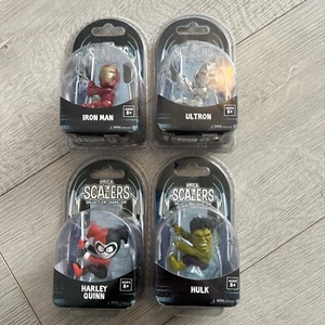Avengers Neca 4pc Comic Scalers Figure Set Hulk, Iron Man, Harley Quinn And Thor - Picture 1 of 4