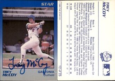 Trey McCoy Signed 1989 Star Future Stars #22 Card Auto AU