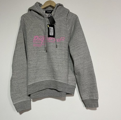 Felpa con cappuccio DSQUARED2 adulto piccola oversize logo Made in Italy Cali Surf Club