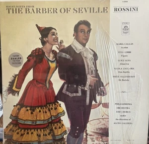 Rossini Highlights From The Barber Of Seville Vinyl LP NM Callas Angel S-35936 - Picture 1 of 5