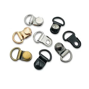 Metall D Ring Niete für Schuhe Rahmen Leder Hand Taschengurt DIY Basteln Zubehör - Bild 1 von 13