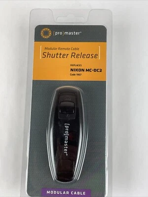 Promaster #1957 Modular Remote Cable Shutter Release For Nikon MC-DC2 New In Box - Image 1 of 4