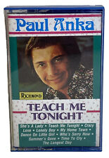 Paul Anka Teach Me Tonight Cassette 1988 Highland Music Richmond N5-2349