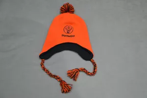 Nuovo cappello Jagermeister unisex invernale moda Bobble reversibile - nero o arancione - Foto 1 di 9