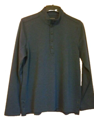 Brooks Brothers Women's Large Blue Polo Top Quarter Button Up Pullover - Image 1 of 4